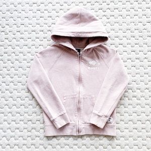 Roots Pink Zip Hoodie. Perfect Condition! Size 9-10 years.